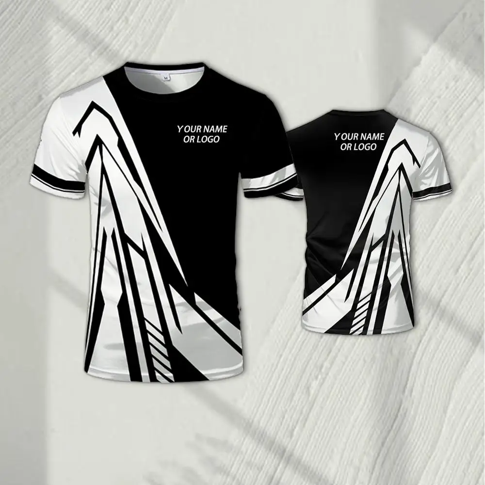 Esports Gaming Team Logo - Jersey Tim Esports Pria Bermotif Geometris