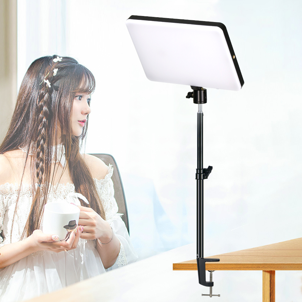 Webcam Ring Light - Panel lampu LED Video 10 inci