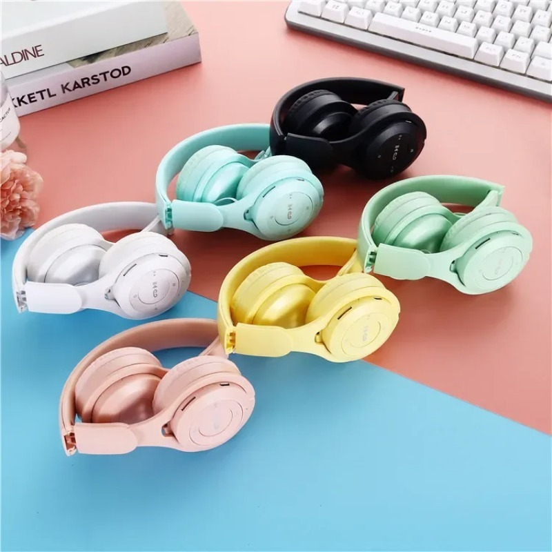 Esports Gaming Monitor - Y08 Macaron Headphone Nirkabel Bluetooth Stereo