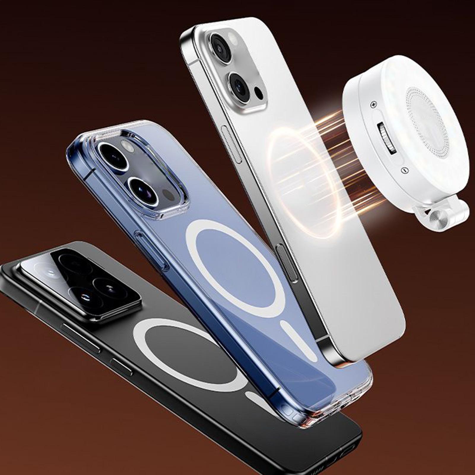 Webcam Ring Light - Lampu Selfie Portabel Jepit Magnetik untuk