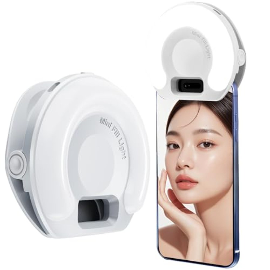 Webcam Ring Light - Lampu Cincin Portabel untuk Ponsel 3
