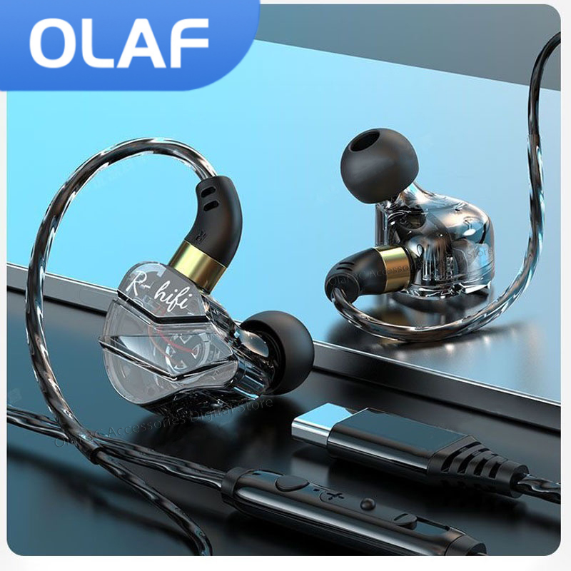 Esports Gaming Monitor - OLAF headphone Gaming tipe C, earphone