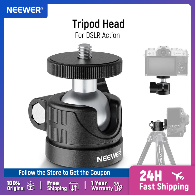 Kepala Bola Mini NEEWER, Adapt - Webcam Ring Light ulasan dan harga