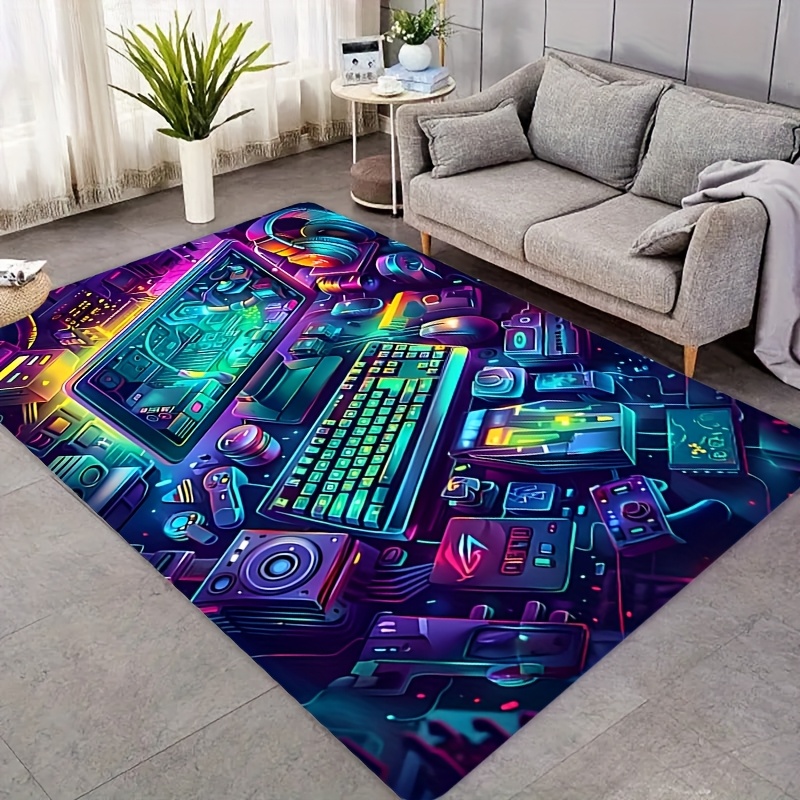 Karpet Flanel Cyberpunk Gaming - Esports Gaming Room ulasan dan harga