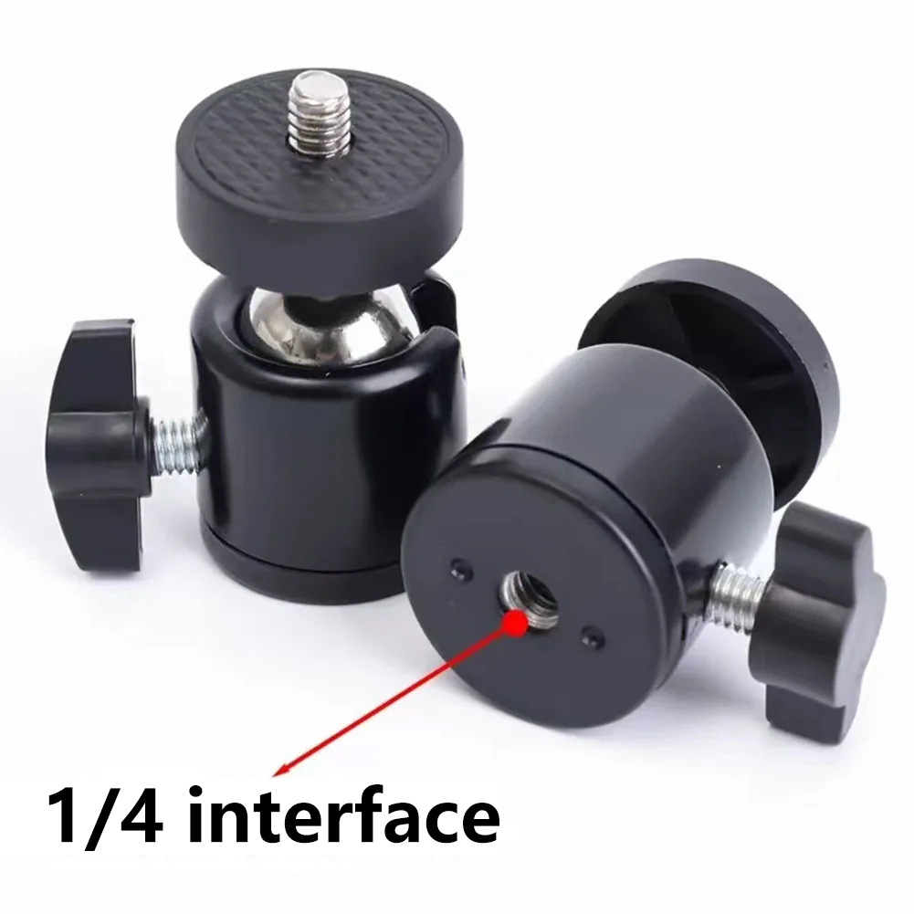 Mini Ball Head 1/4 Screw 360 S - Webcam Ring Light ulasan dan harga