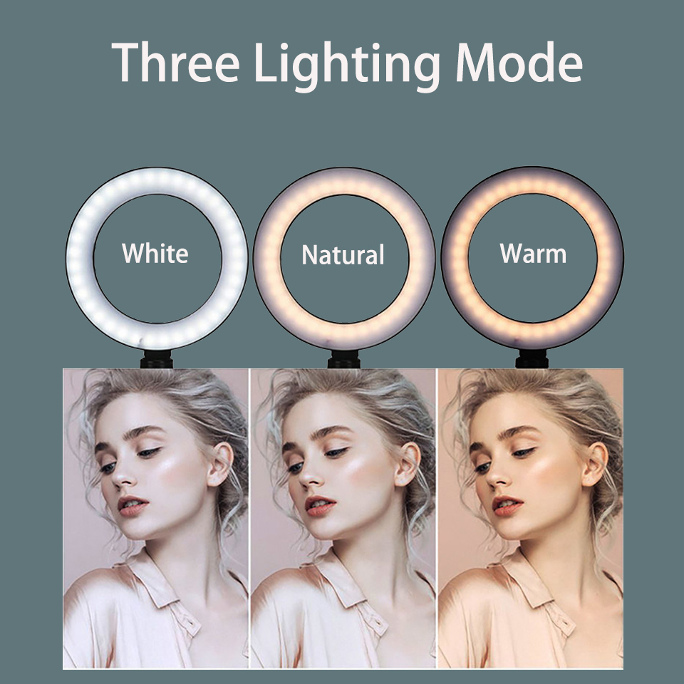 Lampu Ring 6 Inci dengan Tripo - Webcam Ring Light ulasan dan harga