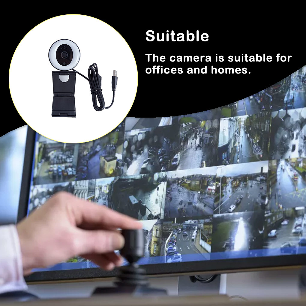 Kamera Streaming Langsung Defi - Webcam Ring Light ulasan dan harga