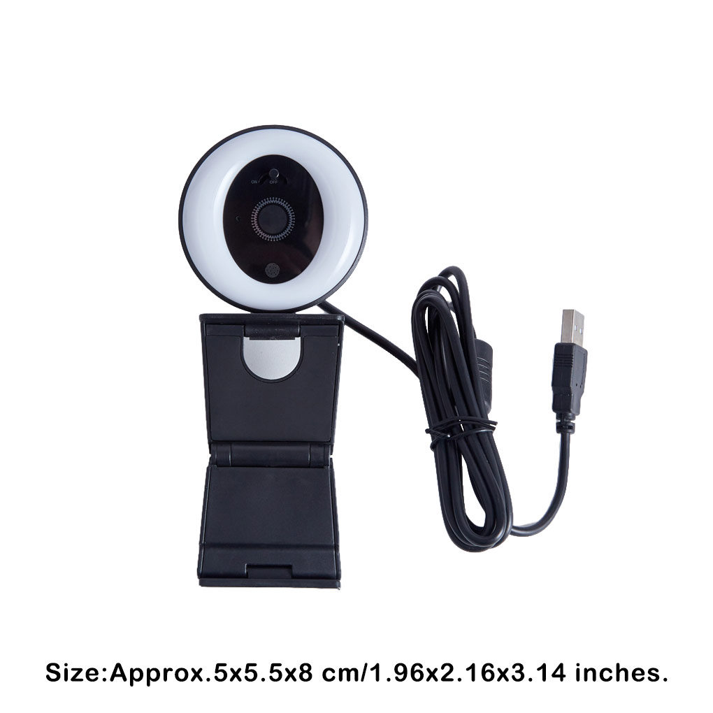 Kamera Streaming Langsung Defi - Webcam Ring Light ulasan dan harga