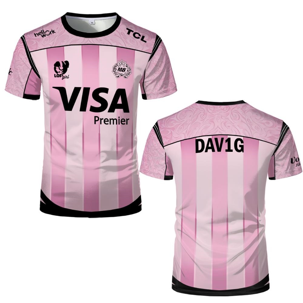 Kaos Lengan Pendek Bertema Tim - Esports Gaming Team Logo ulasan dan harga