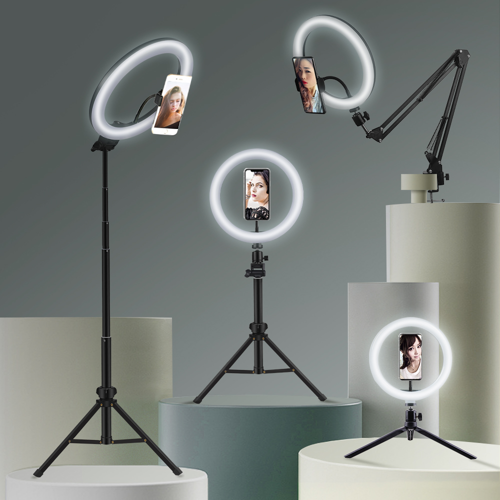 Youtube Shoot Vlog Selfie Foto - Webcam Ring Light ulasan dan harga