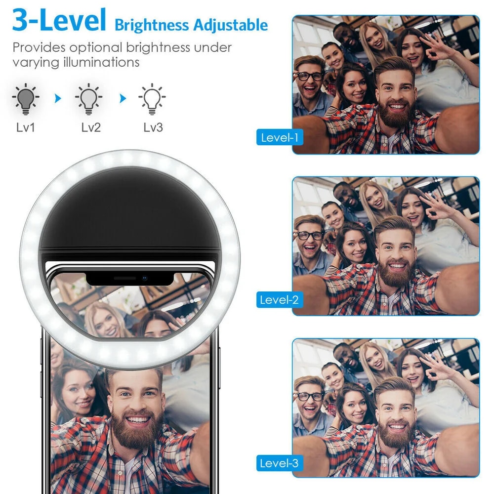 1 Buah Kabel Pengisi Daya USB  - Webcam Ring Light ulasan dan harga