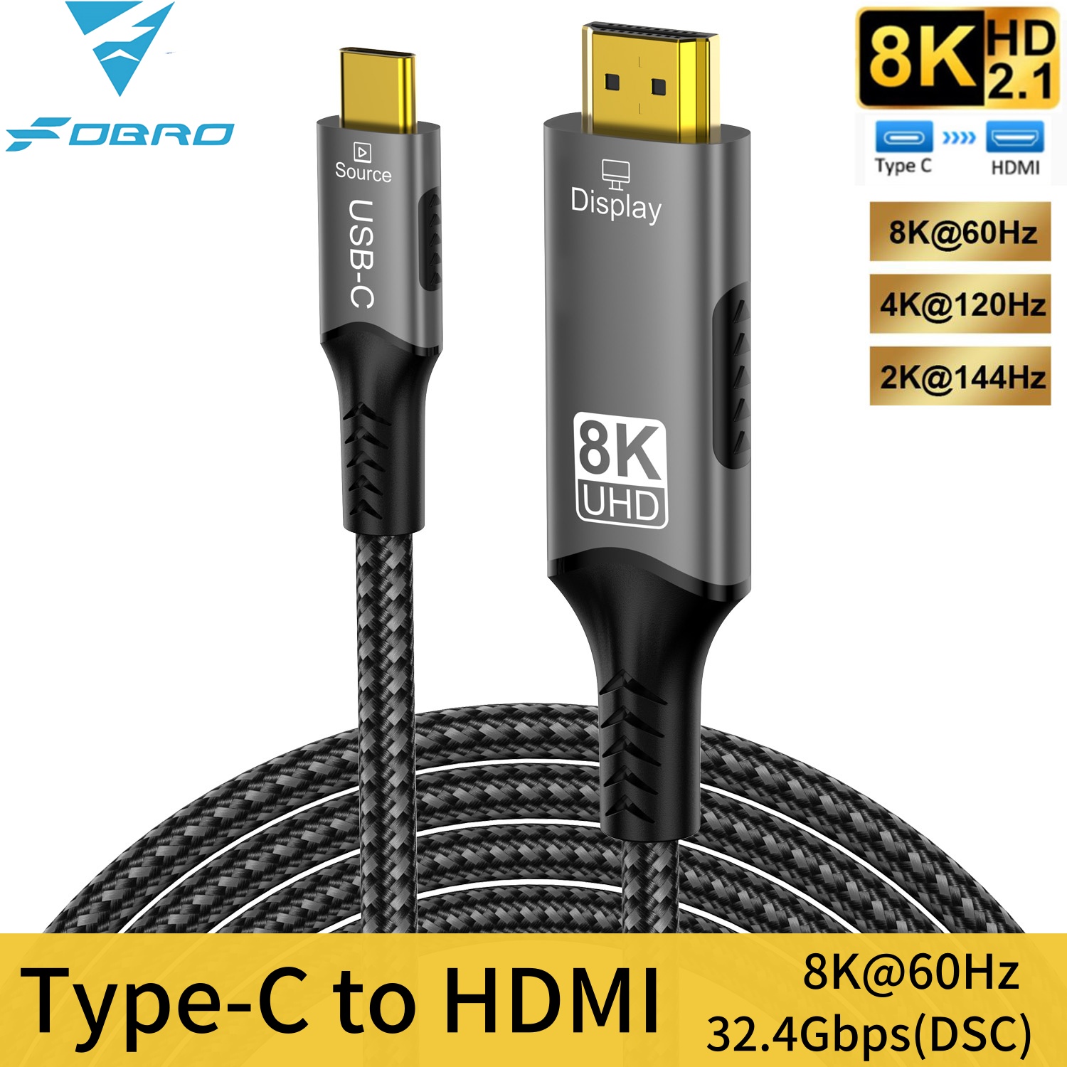Kabel 8K Tipe C ke HDMI 2.1 32 - Esports Gaming Bundle ulasan dan harga