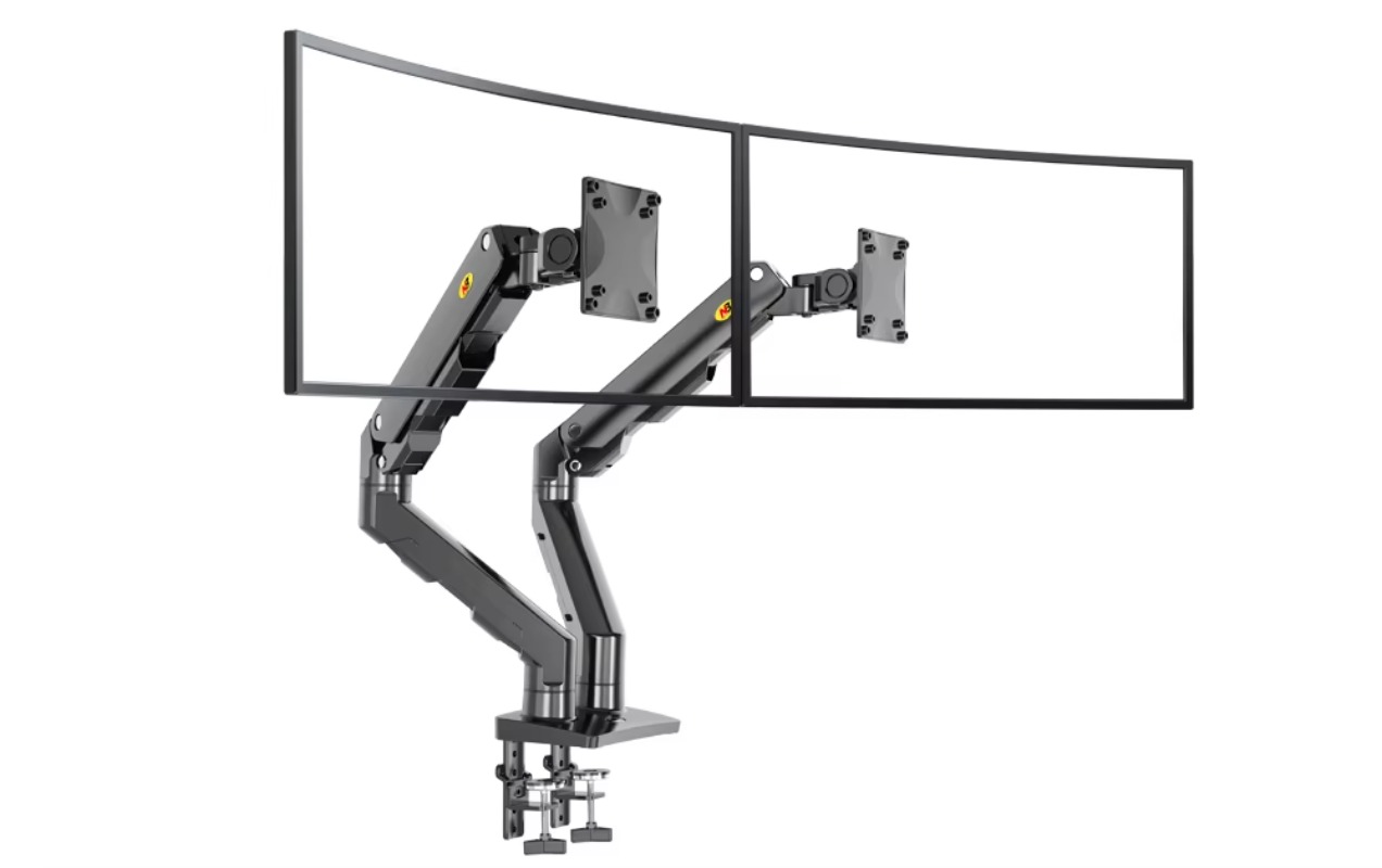 Dudukan Monitor G55 27-34 inci - Dual Monitor Stand ulasan dan harga
