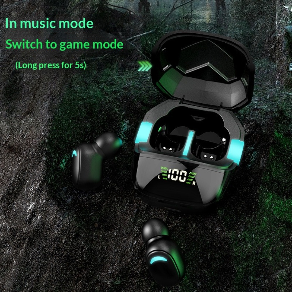 Headset Bluetooth Tampilan Lev - Esports Gaming Phone ulasan dan harga