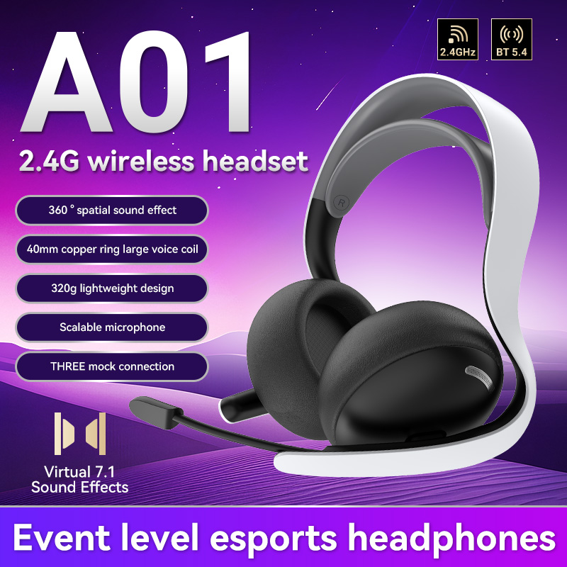 Headset Gaming 2.4G Wireless/W - Esports Gaming Phone ulasan dan harga