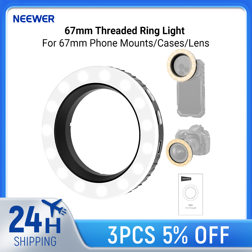Ring Light NEEWER Basics 67mm  - Webcam Ring Light ulasan dan harga