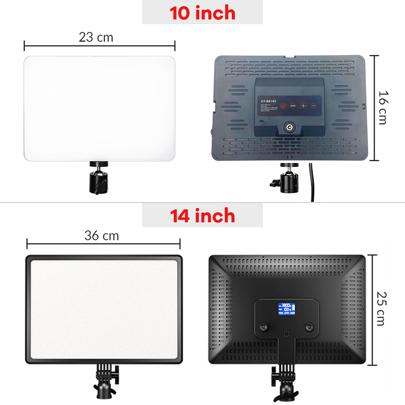Panel Lampu Video LED 14 Inci  - Webcam Ring Light ulasan dan harga