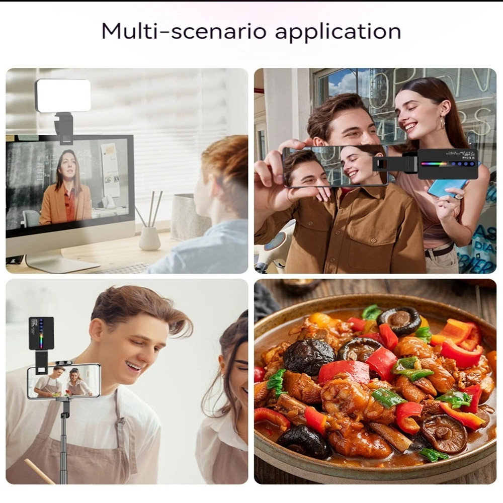 Lampu Kamera LED RGB Output Wa - Webcam Ring Light ulasan dan harga