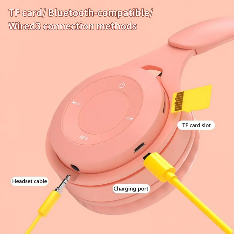 Y08 Macaron Headphone Nirkabel - Esports Gaming Monitor ulasan dan harga