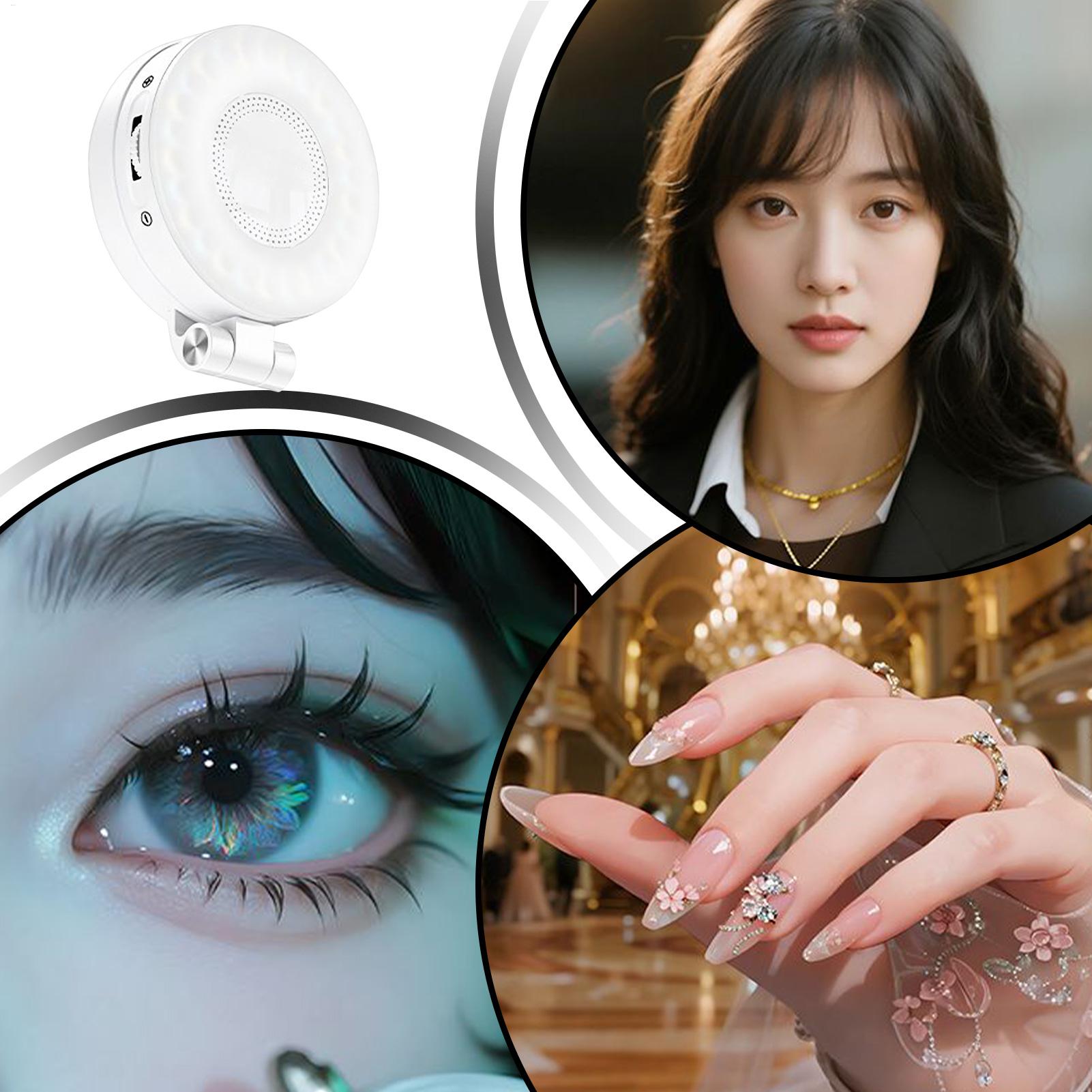 Lampu Selfie Portabel Jepit Ma - Webcam Ring Light ulasan dan harga