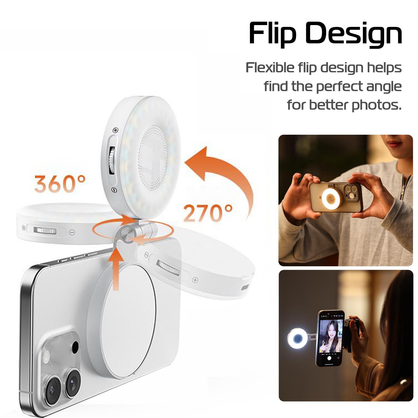 Lampu Selfie Portabel Jepit Ma - Webcam Ring Light ulasan dan harga