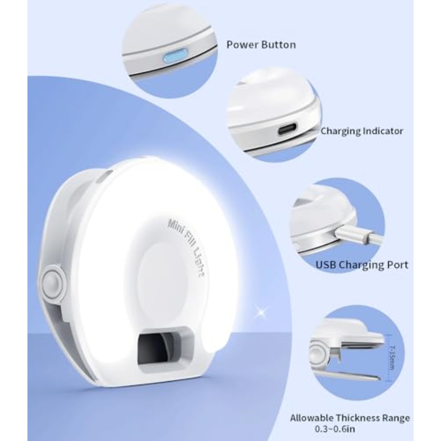 Lampu Cincin Portabel untuk Po - Webcam Ring Light ulasan dan harga