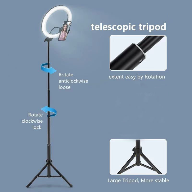 Lampu Ring LED 26 33CM dengan  - Webcam Ring Light ulasan dan harga