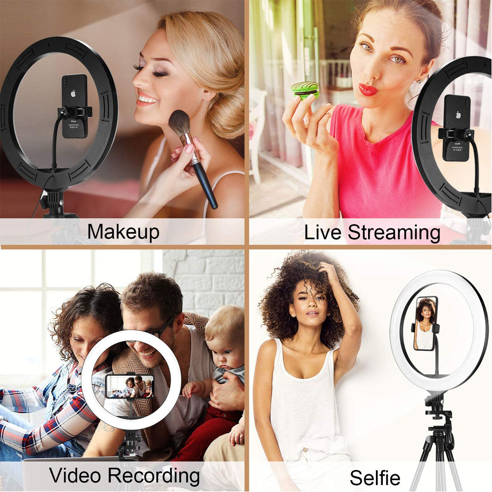 Lampu Ring LED 26 33CM dengan  - Webcam Ring Light ulasan dan harga