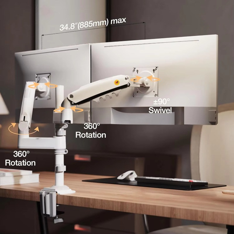 Dudukan Monitor Ganda untuk Me - Dual Monitor Stand ulasan dan harga