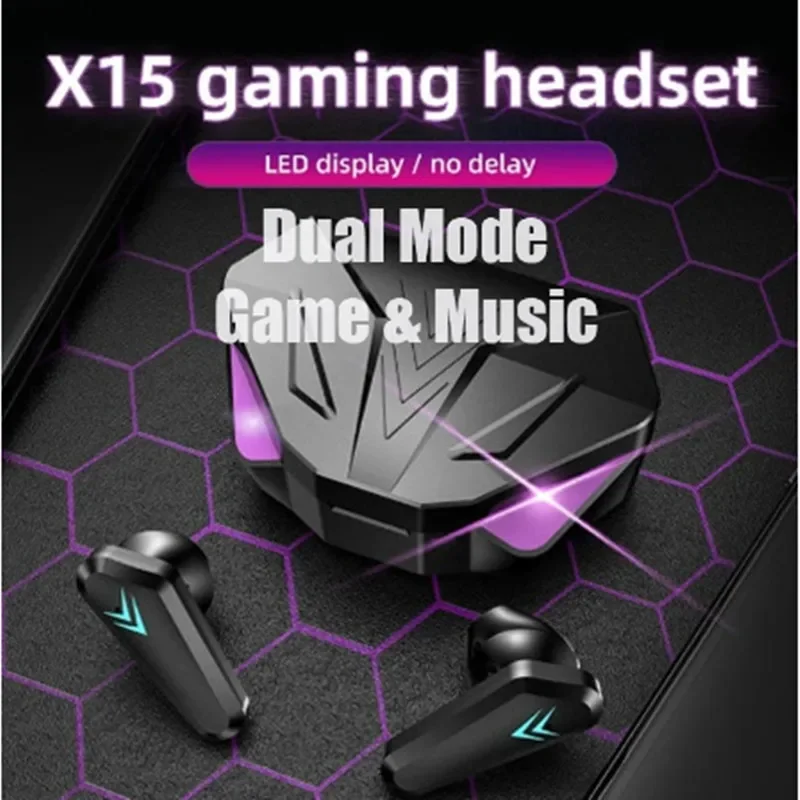 Earphone Bluetooth X15 TWS, he - Esports Gaming Monitor ulasan dan harga