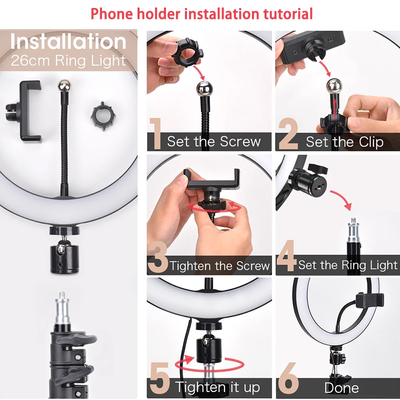 Lampu Cincin LED 16Cm 26Cm 33C - Webcam Ring Light ulasan dan harga