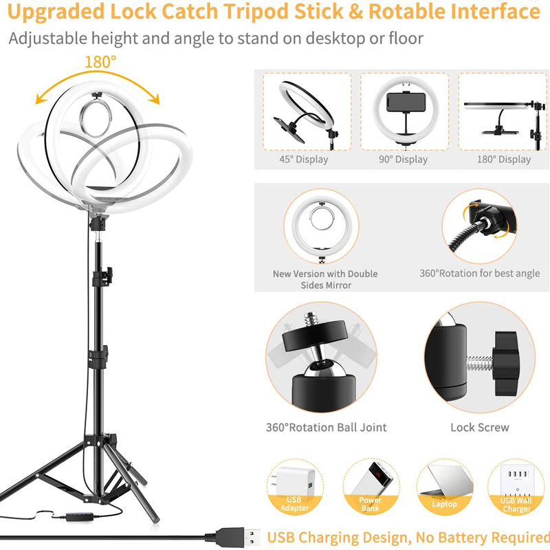Lampu Cincin LED 16Cm 26Cm 33C - Webcam Ring Light ulasan dan harga