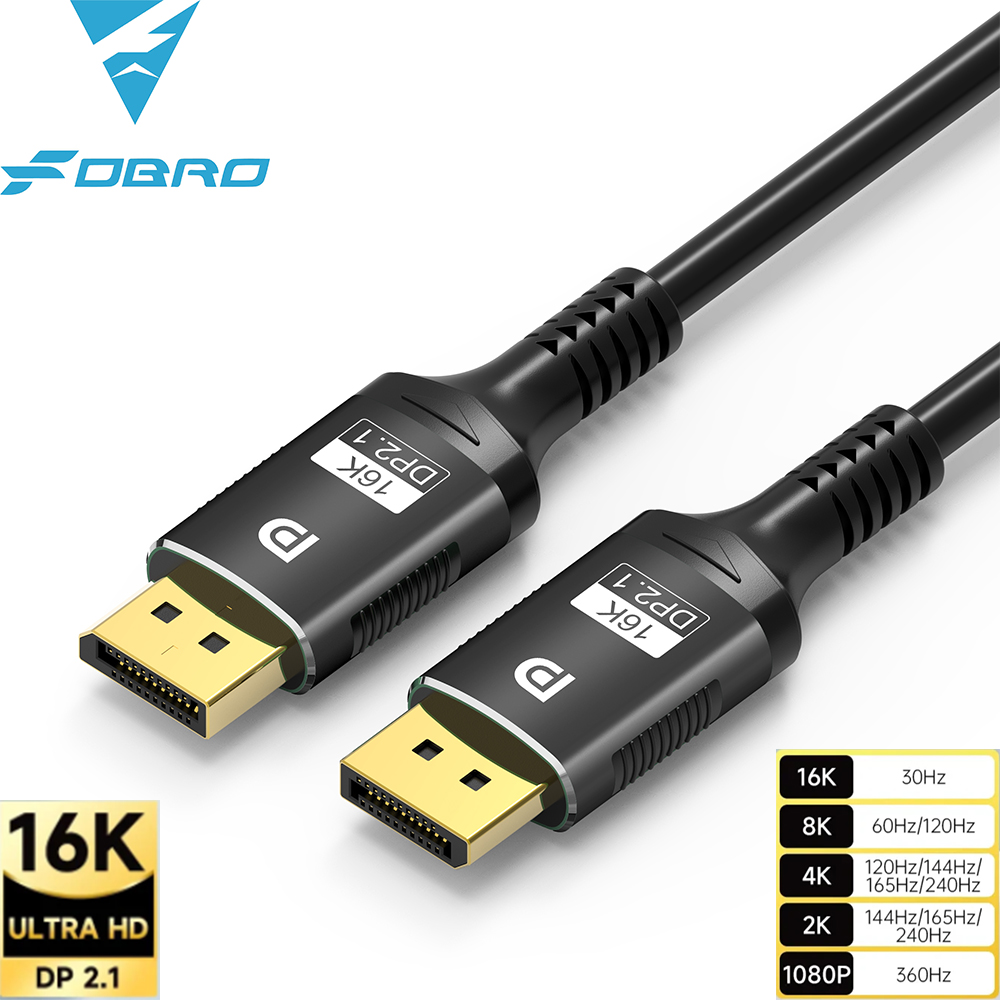 FDBRO kabel DP 2.1 16K, kabel  - Esports Gaming Bundle ulasan dan harga